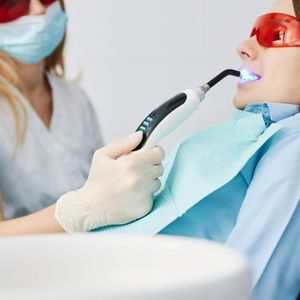 True White Dental Placement  Curing